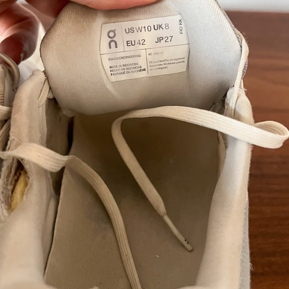 On Cloud Cloudrunner Women's Size 10 White Frost Running Athletic Sneakers - Picture 4 of 9